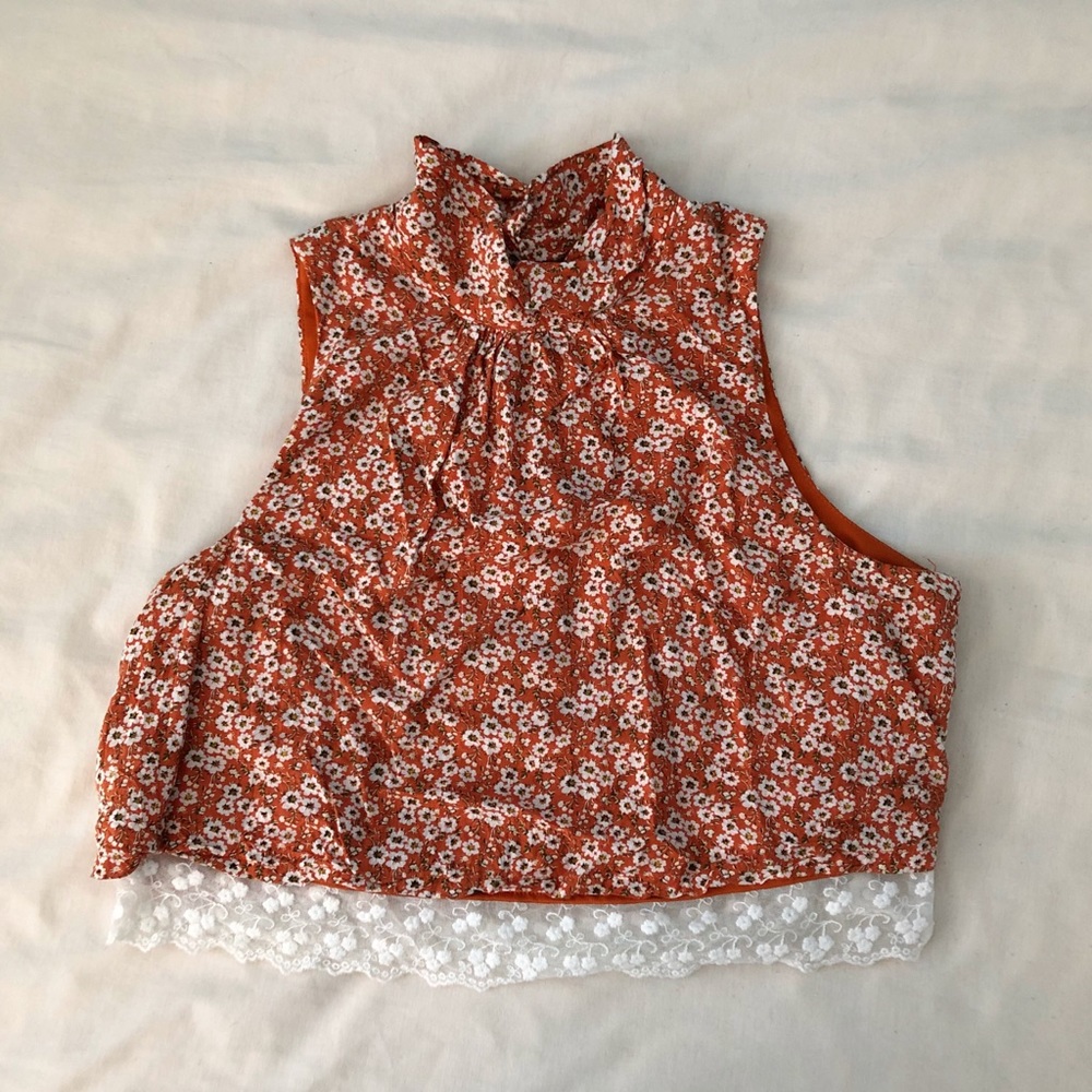 crop tank top 🍊